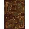 Milliken Autumn Twill 3 X 4 Dark Chocolate Area Rugs