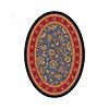 Milliken Aydin 5 X 8 Oval Moor Blue Area Rugs