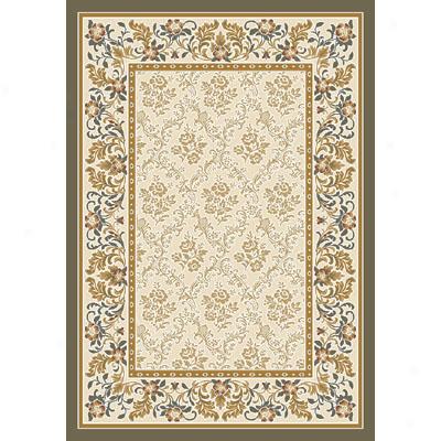 Milliken Banbury 8 Round Sage Antique Area Rugs