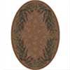 Milliken Baskerville 5 X 8 Oval Sorrel Area Rugs