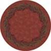 Miiliken Baskerville 8 Round Titian Aeea Rugs