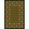 Milliken Bouquet Lace 8 X 11 Tobacco Area Rugs