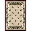 Milliken Bryony 11 X 13 Dark Chocolate Area Rugs