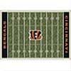 Milliken Cincinatti Bengals 8 X 11 Cincinnati Bengals Field Area Rugs