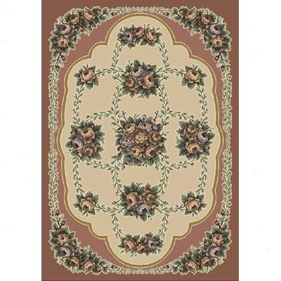 Milliken Clarabelle 8 X 11 Opal Coral Antique Area Rugs