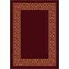 Milliken Copernicus 5 X 8 Cranberry Area Rugs