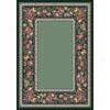 Milliken English Floral 8 Round Peridot Area Rugs