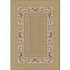 Milliken Floral Form 5 X 8 Light Sandstone Area Rugs