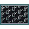 Milliken Florida Marlins 8 X 11 Florida Marlins Repeat Area Rugs