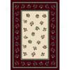 Milliken Francesca 8 X 11 Garnet Area Rugs