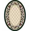 Milliken Fruit Medley 4 X 5 Oval Opal Area Rugs