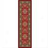 Millikeh Halkara 2 X 16 Runner Red Cinnamon Area Rugs