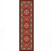 Milliken Halkara 2 X 23 Runner Red Cinnamon Area Rugs