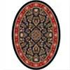 Milliken Halkara 8 X 11 Oval Ebony Area Rugs