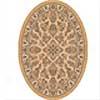 Milliken Halkara 8 X 11 Oval Gold Area Rugs