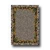 Milljien Jungle Safari 8 Round Snow Leopard Area Rugs