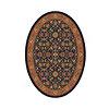 Milliken Kamil 5 X 8 Oval Ebony Area Rugs