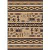 Milliken Kiva 8 Round Velvet Brown Area Rugs