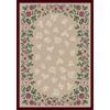 Milliken Lhasa 4 X 5 Oval Pearl Mist Garnet Area Rugs