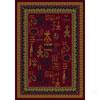 Milliken Limoges 8 Round Garnet Area Rugs