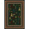 Milliken Limoges 8 Round Sapphire Area Rugs