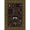 Milliken Meadow 8 X 11 Onyx Oregano Area Rugs