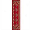 Milliken Merkez 2 X 23 Runner Currant Red Area Rugs