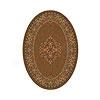 Milliken Merkez 4 X 5 Oval Umber Area Rugs