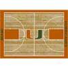 Milluien Miami Hurricanes 5 X 8 Miami Hurricanes Area Rugs