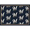 Milliken Milwaukee Brewers 5 X 8 Milwaukee Brewers Repeat Area Rugs