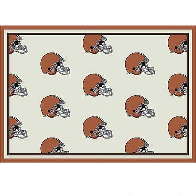 Milliken Mt Team Nfl - Cleveland Browns 5 X 8 Cleveland Browns Team Area Rugs