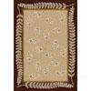 Milliken Nandinas 5 X 8 Oval Nugmeg Area Rugs