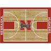 Milliken Nebraska Huskies 11 X 13 Nebraska Huskies Area Rugs