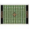 Milliken New Orleans Saints 5 X 8 Unaccustomed Orleans Saints Field Area Rugs