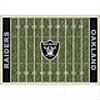 Milliken Oakland Raiders 5 X 8 Oakland Raiders Field Area Ruga