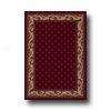 Milliken Paisley 5 X 8 Oval Garnet Area Rugs