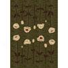 Milliken Poppy 2 X 8 Runner Olive Area Rugs