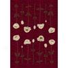 Milliken Poppy 4 X 5 Garnrt Area Rugs