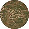 Milliken Rainforest 8 Round Deep Olive Area Rugs