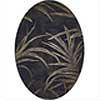 Milliken Rainforest 8 X 11 Oval Ebony Area Rugs