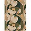 Milliken Remous 3 X 4 Deep Olive-green Area Rugs