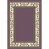 Milliken Romany Vine - 4 X 5 Oval Amethyst Area Rugs