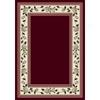 Milliken Romany Vine - 8 X 8 Square Garnet Area Rugs