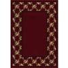 Milliken Rose Bower 2 X 16 Runner Cranberry Ii Area Rugs