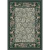 Milliken Rose Damask 5 X 8 Oval Aqua Area Rugs