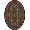 Milliken Sandakan 8 X 11 Oval Ebony Superficial contents Rugs