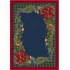 Milliken Seasonal - Winter 4 X 5 Bountiful - Crimson Red Area Rugs