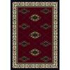 Milliken Shiba 8 Round Garnet Sapphire Area Rugs