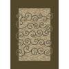 Miloiken Spirale 11 X 13 Golden Tobacco Antique Area Rugs