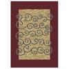 Milliken Spirale 4 X 5 Brick Antique Area Rugs